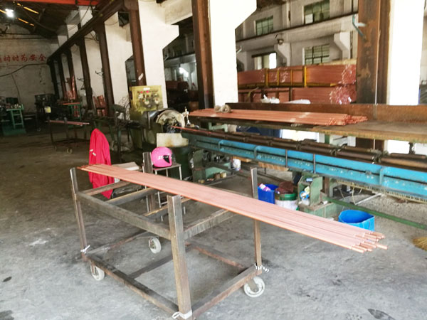 銅管翅片加工、調直設備